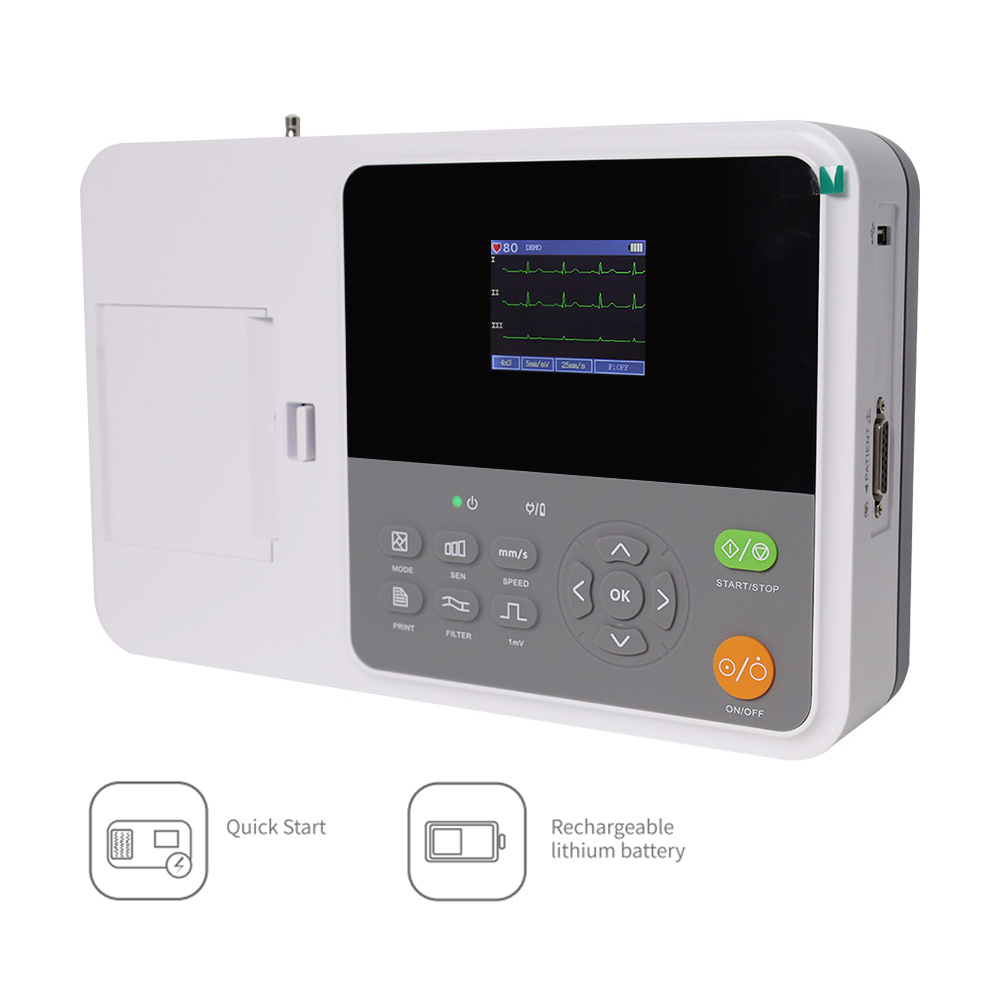 CONTEC E3 Portable Digital 3 C - Ekg Ecg Machine Portable review and price
